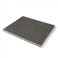 Тротуарная плитка Браер, цвет Серый 100*100