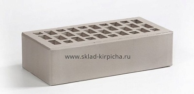 Кирпич лицевой керамический одинарный серебро М175 ГОСТ530-2012